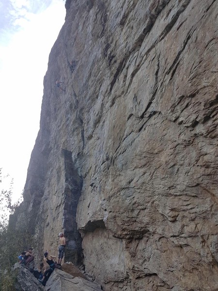 Doctor's Wall is a good spot to hang out when the rain moves in